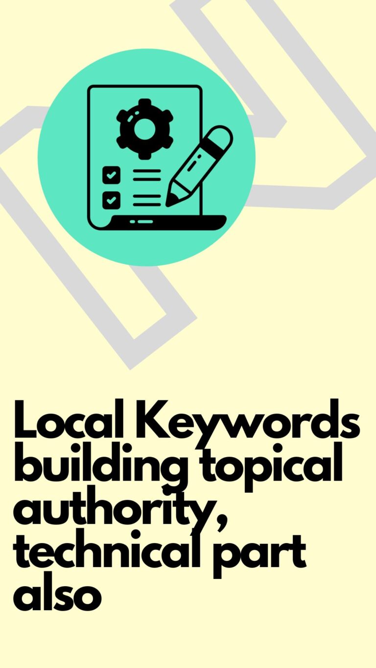 Local keyword building ,tropical authority