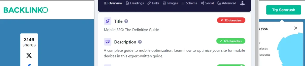 Titles and Meta Descriptions for Mobile Search